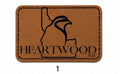 Custom Chukar Hunting Leather Patch Hat, Idaho Richardson 112 Trucker Cap